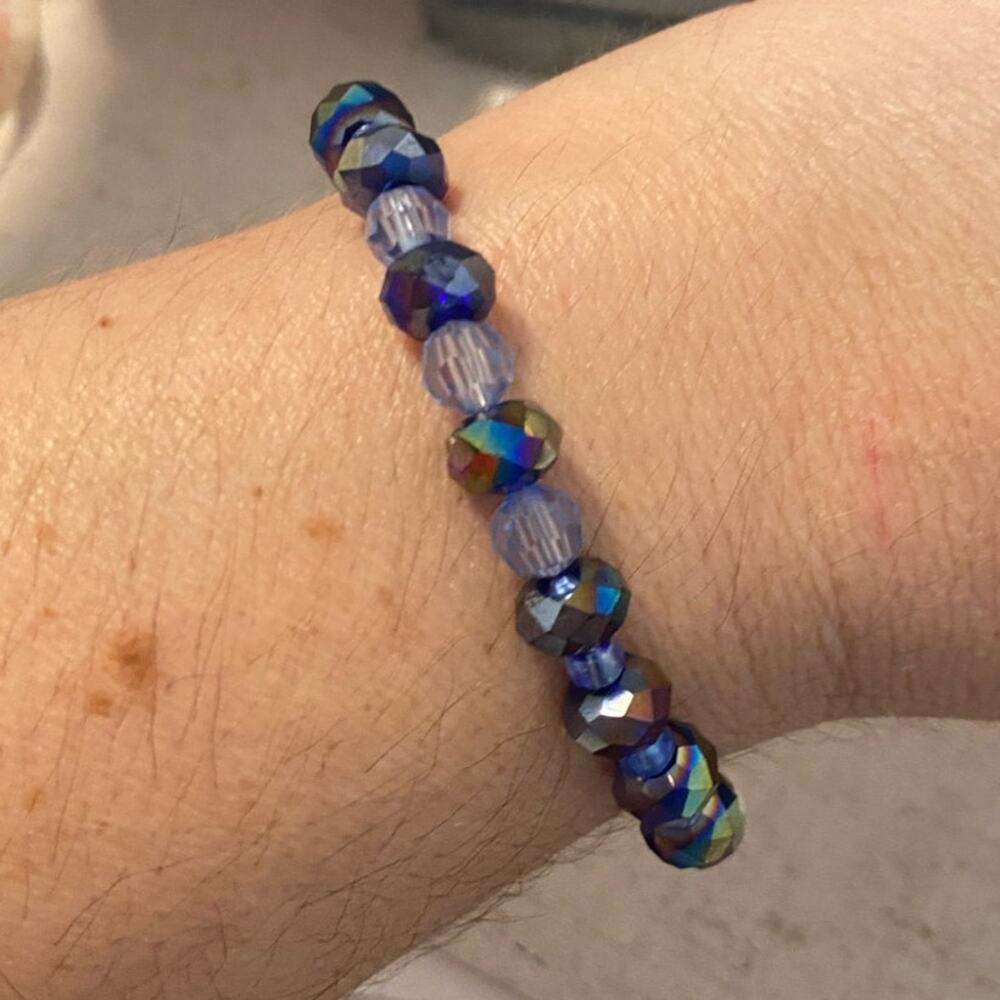 glass bead bracelet